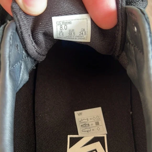 NWT Vans Suede Metallic Zebra New Sneakers Womens Size 8 - Picture 7 of 8